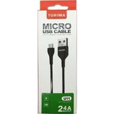 Torima Micro Usb Halat Şarj Ve Data Kablosu 2.4 A