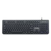 Torima Tk-09 Siyah Retro Daktilo Görünümlü Kablolu Q Klavye
