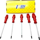 Tornavida 5 Parça Tork Torx Tornavida Seti