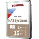 Toshiba HDWG31GUZSVA N300 16 TB 7200RPM 512 MB SATA3 180TB/Y NAS