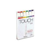 Touch Brush Marker MAIN Color 6'lı Set