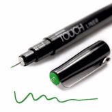 Touch Liner 0,1 mm Deep Green Renkli Çizim Kalemi