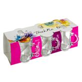 Touch Me 140 cc 6'lı Kulplu Çay Bardağı
