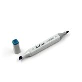 Touchliit B261 Primary Cyan Çift Taraflı Marker Kalem