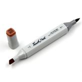Touchliit BR112 Leather Brown Çift Taraflı Marker Kalem