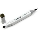 Touchliit Y225 Olive Green Dark Çift Taraflı Marker Kalem