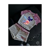 Toum Winx Miusa Pembe Şort T-shirt Takım