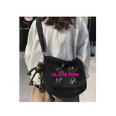 Touz Moda Black Pink Siyah Postacı Çantası