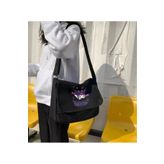 Touz Moda Harajuku Anime Kuromi Siyah Unisex Postacı Çantası