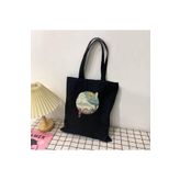 Touz Moda Totoro Siyah Bez Çanta