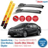 Toyota Corolla 2013-2017 Muz Silecek Takımı