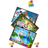 Toyspark Puzzle-24 Parça 3 Lü Set- 3 Yaş Puzzle