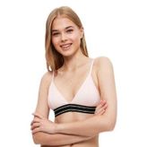 Toz Pembe Koton Bralet Ds200448br