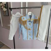 Tozpembebaby Prens Kostümü - 04G-Mavi - 9 - 12 Ay