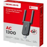 Tp-Link Mercusys MA32H AC1300 High Gain 2 Anteli USB 3.0 Kablosuz Ağ Adaptörü