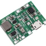 TP4056 2A Lipo - Li Ion Micro USB Pil Şarj Devresi + Voltaj Yükseltici Devre kartı