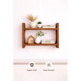 Tr 2'Li Duvar Rafı-Mutfak-Çok Amaçlı Raf-Barok