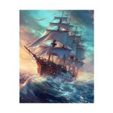Tr 5d Elmas Boncuk Taş Işleme Mozaik Goblen Kit Kanvas Tablo 50X40CM GC91163 Diamond Painting - Genel