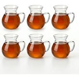 Tr 6'li Kulplu Cam Çay Bardağı Seti - Şeffaf ve Modern Tasarımlı Isıya Dayanıklı Çay Takı - Genel - Renkli