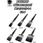 Tr Black Expert Yağlı Boya Fırça No:1-1,5-2-2,5-3-4 6'li Set - Genel