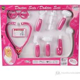 Tr Doktor Seti (11 Parça) (Pembe) - Ahşap
