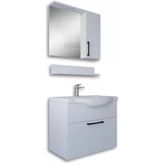 Tr Eko 65 Cm Mdf Banyo Dolabı Seti Beyaz