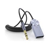 Tr Kuulaa USB Bluetooth 5.0 3.5 Aux Receiver Aux Wireless Araç Kiti - -