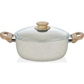 Tr Soft Seramik Krem Granit Tencere, 22 cm - Genel