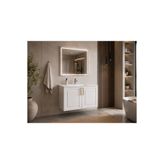Trakya Banyo Banyo Dolabı Seti 80'lık Membran Seramik Lavabo LED Aydınlatmalı Ayna