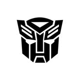 Transformers Oto Sticker, 10 X 11 Cm, Siyah Renk