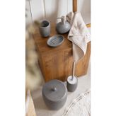 Travertine 5 Parça Banyo Seti Antrasit