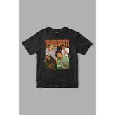 Travis Scott Baskılı Tişört - Siyah - M