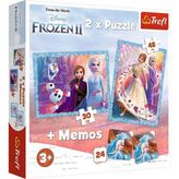 Trefl Puzzle Frozen 2 2 In 1 3 Yaş+