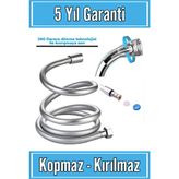 Trend 150CM Yüksek Kaliteli 5 Katmanlı Pvc Duş Spirali / Kopmayan Duş Hortumu