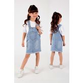 Trend Baby Kids Kız Çocuk Kot Salopet Jile
