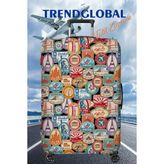 Trend Global Valiz Bavul Koruyucu Kılıfı HONOLULU - Bej - KABİN BOY