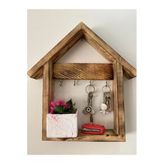 Trend Kitchen Ev Şeklinde Mini Anahtarlık Raf
