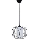Trend Kitchen Olimpiyat Tekli Beyaz Mikalı Siyah Sarkıt Avize