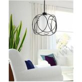 Trend Kitchen Siyah Tekli Salon Avize