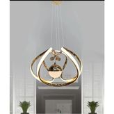 Trend Rose Ahtapot Modern Şık LED Avize - Gold