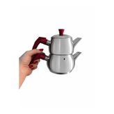 TRENDBULL Mini Çaydanlık Paslanmaz Çelik 4-5 Çay Bardağı Kapasiteli