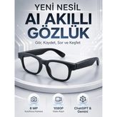 Trendexa Akıllı Gözlük 8 Mp Kameralı 1080P Video Kayıt Wifi Bağlantılı Çift Mikrofonlu Gürültü Engelleme Özellikli - Çok Renkli