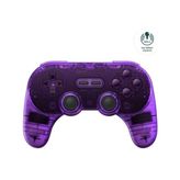 Trendexa Pro 2 Bluetooth Controller With Hall Effect Joysticks; 2 Pro Back Paddle Buttons, Wireless Gaming Controller For Switch/switch 2, Pc, Android, And Steam Deck & Apple(Transparent Purple Edition) - Çok Renkli