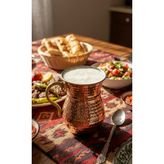 Trendüstriyel Bakır Bardak El Dövmesi Nostaljik Ayran/su Bardağı - 1 Adet - 250 ml