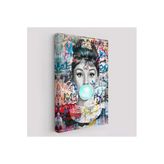 Trezon Audrey Hepburn Graffiti Pop Art Duvar Tablosu-6470