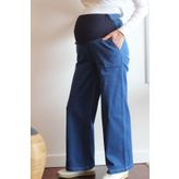 Tria Hamile Geniş Paça Kot Pantolon