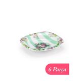 Tria Mel Oval Çay Tabağı 6lı Paket 10 Cm