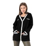 Triko Oversize Hırka Tek Beden