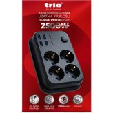 Trio 3442 4lü Akım Korumalı Priz