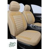 Trobus Skoda Forman 1988-1995 Uyumlu Bakü Natura Serisi Raşel Oto Koltuk Kılıfı Bej
